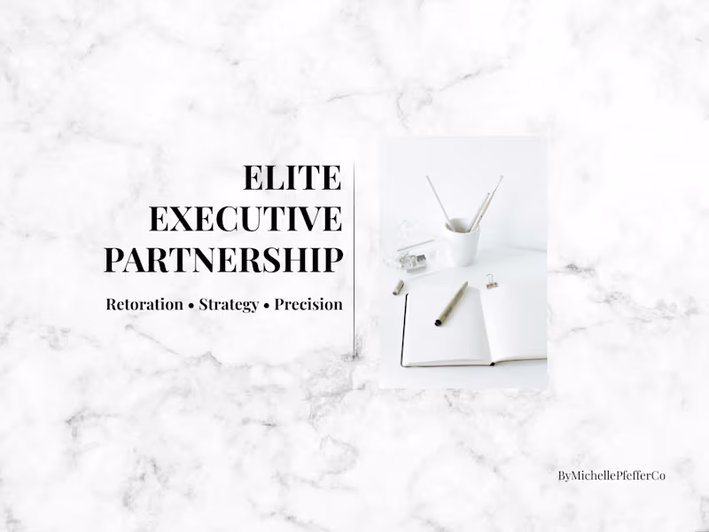 Cover image for Elite Executive Partnership