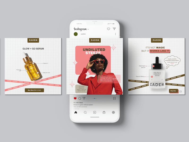Cover image for Social Media Post Designs for [ Eadem ]