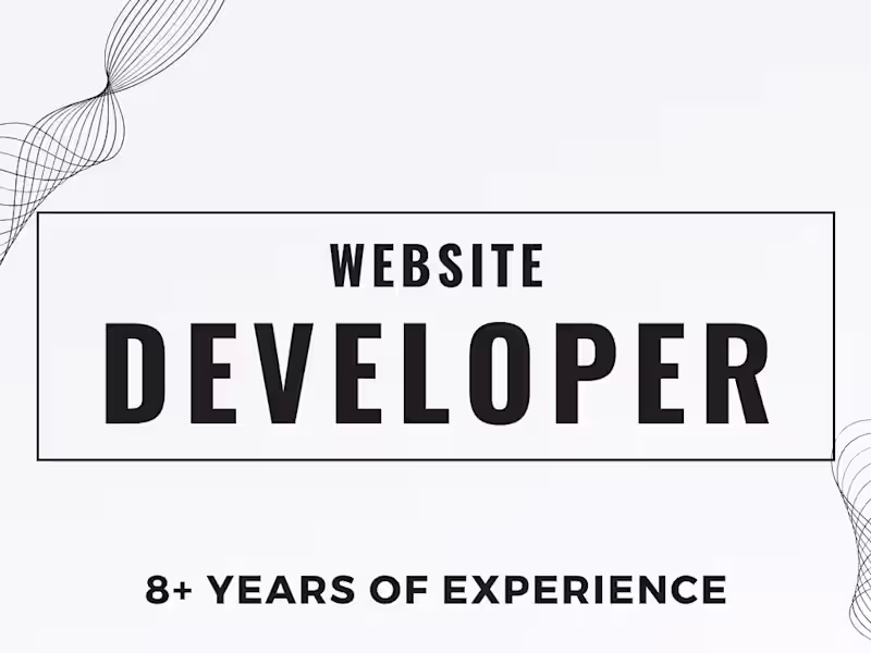 Cover image for Full-Stack Developer | Next.js, Supabase, React Native, Stripe.