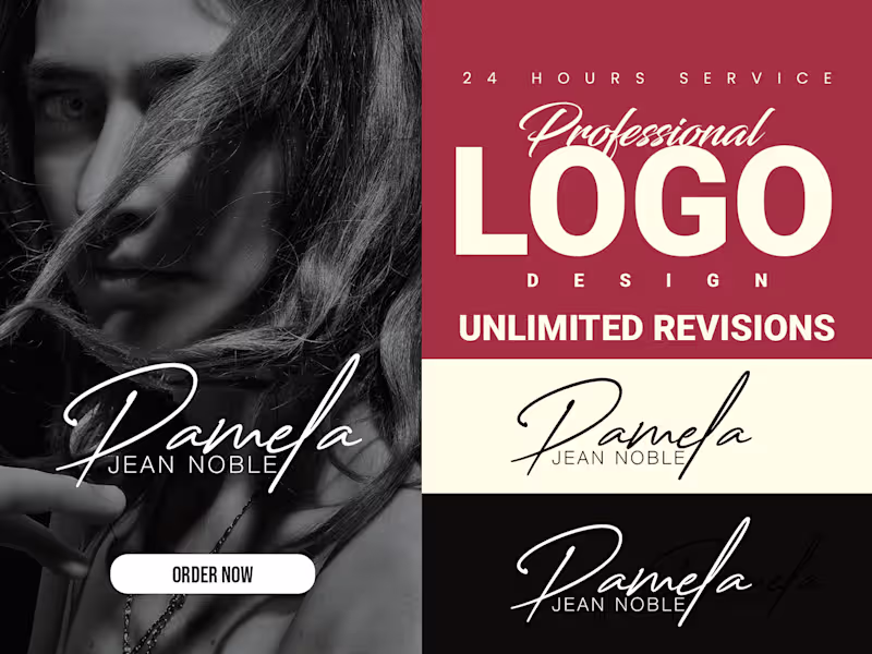 Cover image for I will design modern minimalist logo design within 24 hours