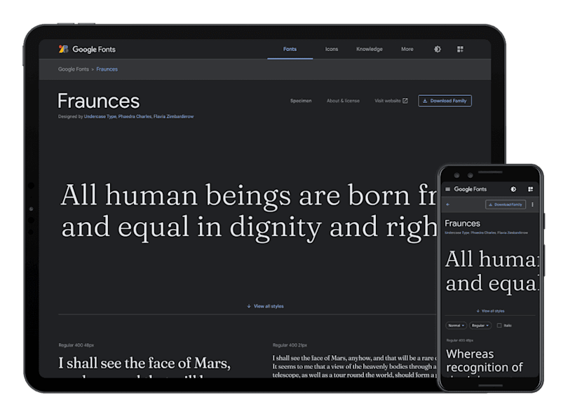 Cover image for Google Fonts Redesign