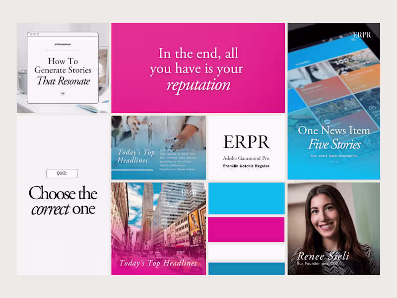 Cover image for ERPR Group | Brand Guide + Branded Templates