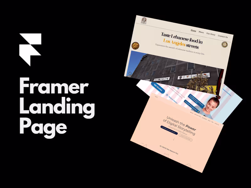 Cover image for Framer Landing Page (Design & Development) 🚀