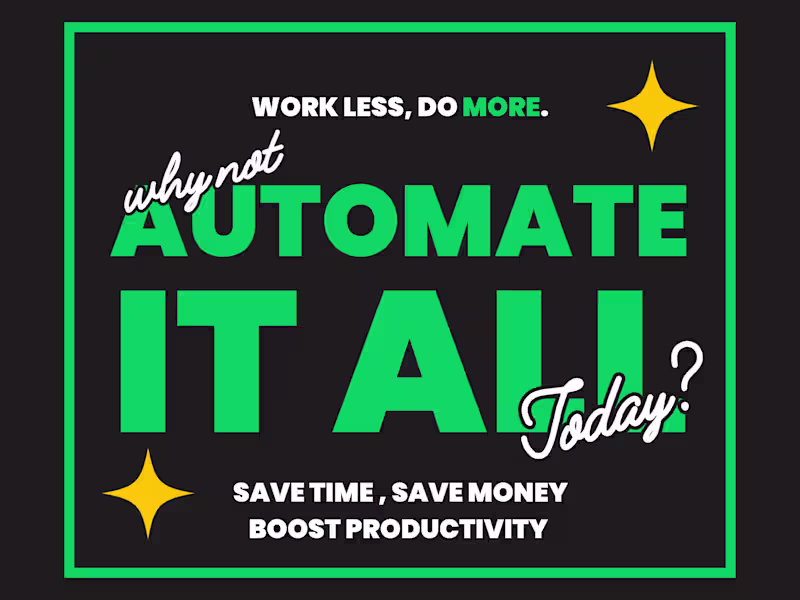 Cover image for 10x Your Productivity and Scale with Business Process Automation