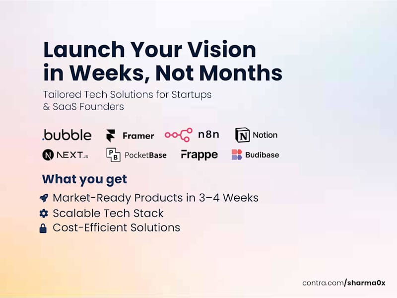 Cover image for Launch Your Vision  in Weeks, Not Months