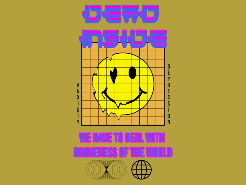 Cover image for Dead Inside (design for clothing)