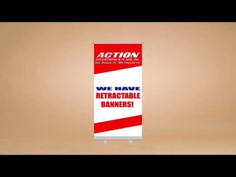 Cover image for Action Advertising Retractable Banner