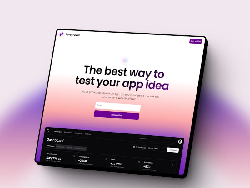 Cover image for Landing Page + Brand + 25 Customers