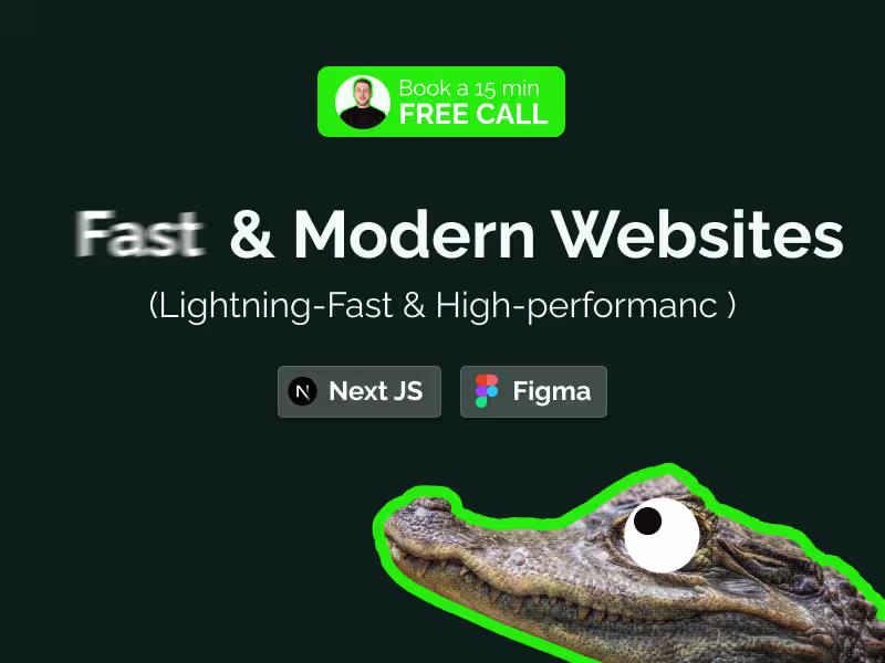 Cover image for Lightning Fast and Modern Websites