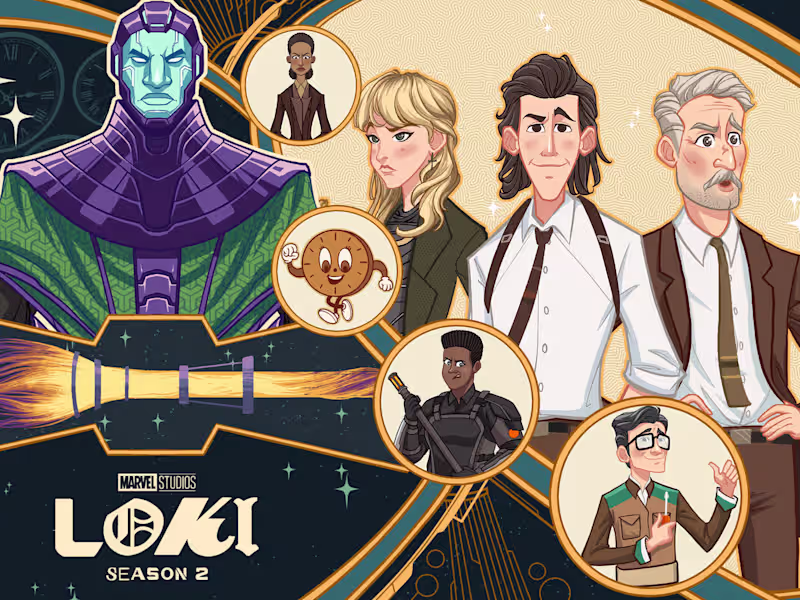 Cover image for Loki Season 2 Key Visual Art | Portfolio Project
