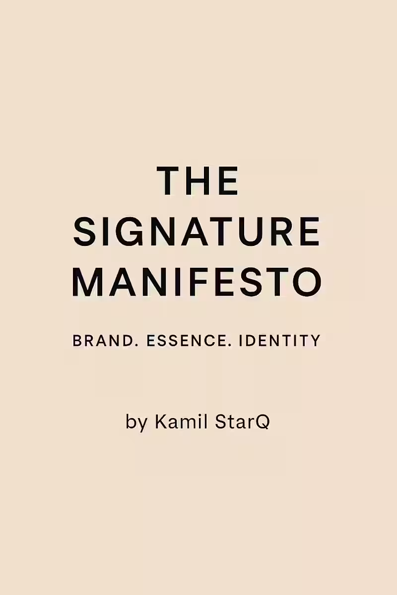 Cover image for The Signature Manifesto