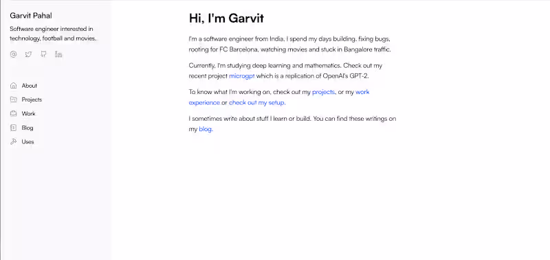 Cover image for Personal Website