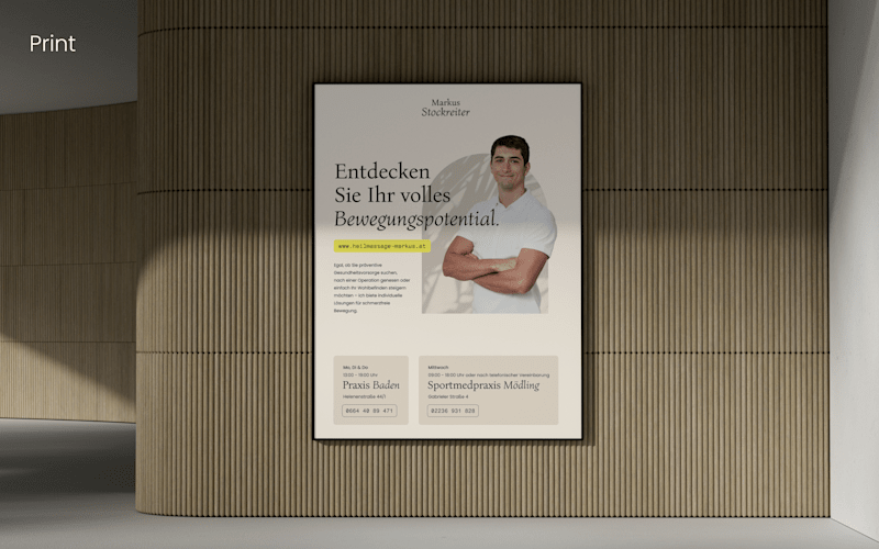 Cover image for Markus Stockreiter - Branding, Webdesign, Framer  Development