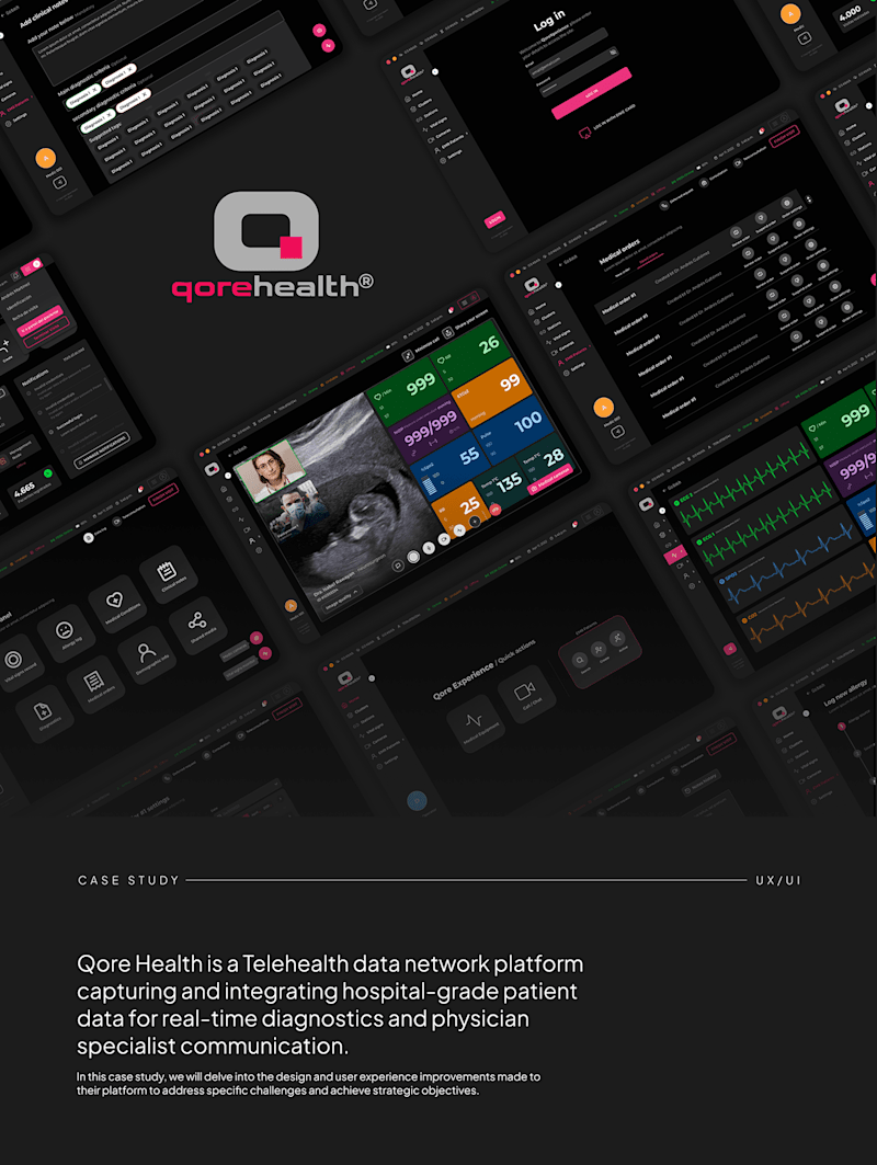 Cover image for UI/UX Case Study - Qore Health