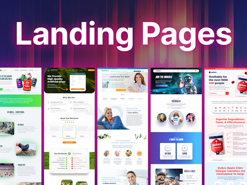 Cover image for Landing Pages