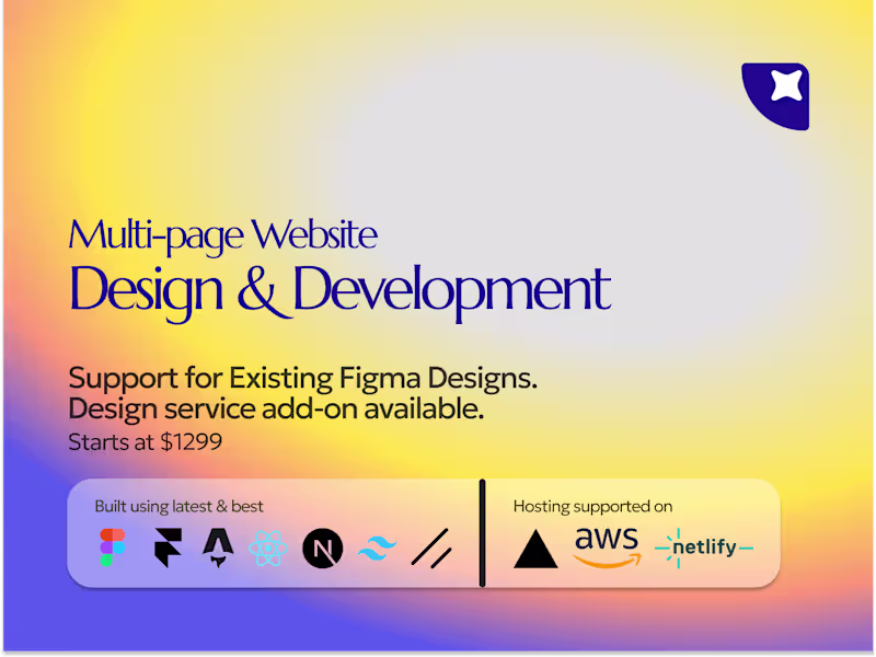 Cover image for Multi-page Website Development