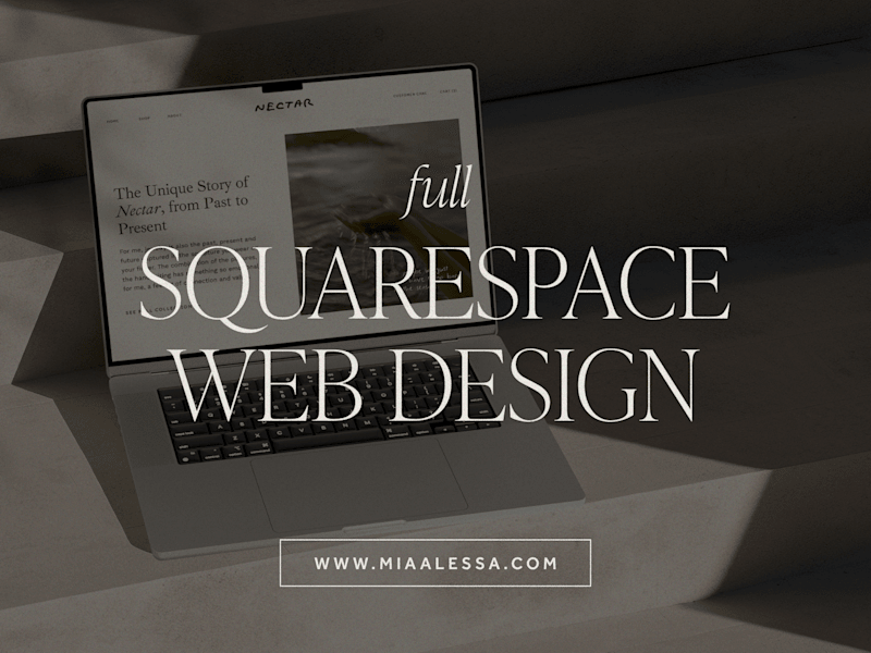 Cover image for Full Squarespace Web Design