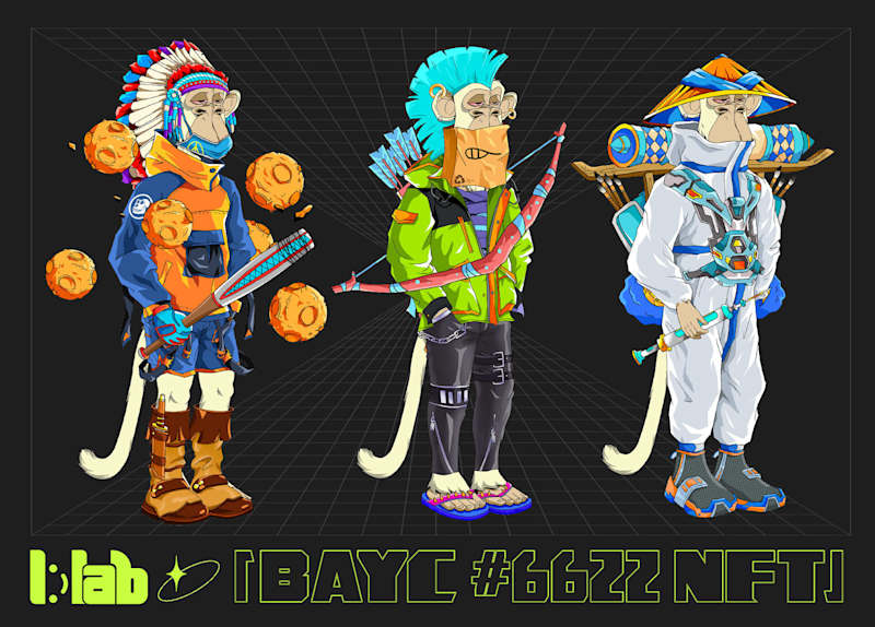 Cover image for BAYC #6622 X L-lab
NFT Limited Collection