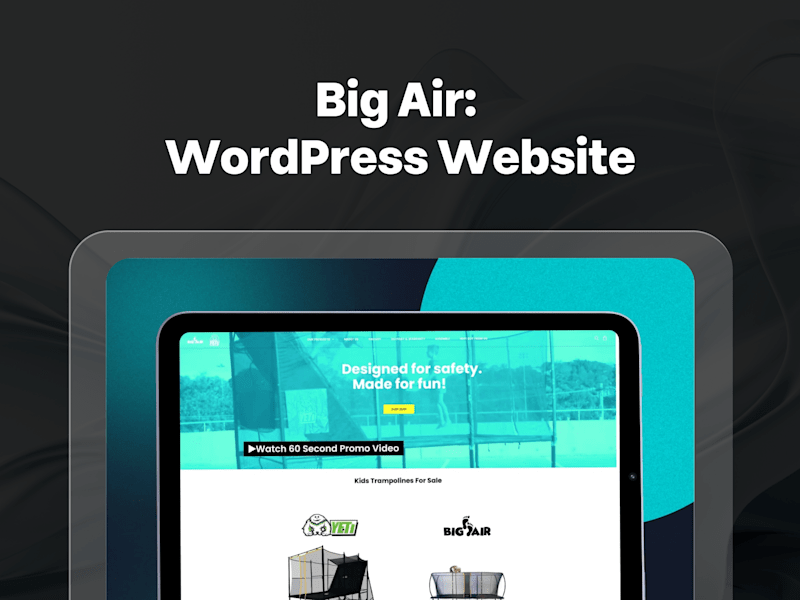 Cover image for Big Air: WordPress Website Design & Development