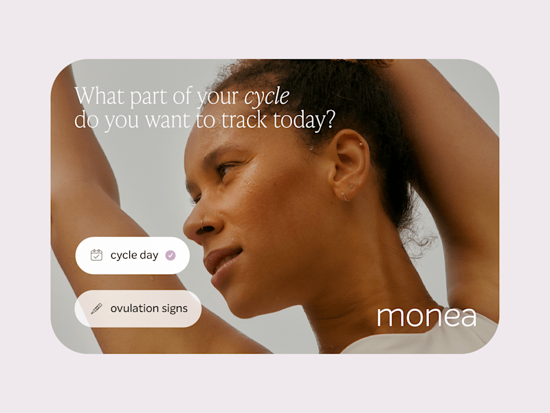 Cover image for Monea Cycle Tracking App Identity Design