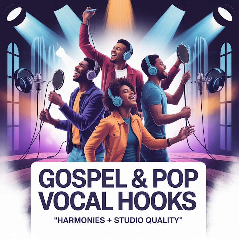 Cover image for Soulful Gospel or Pop Vocal Hooks (Male & Female Harmonies)
