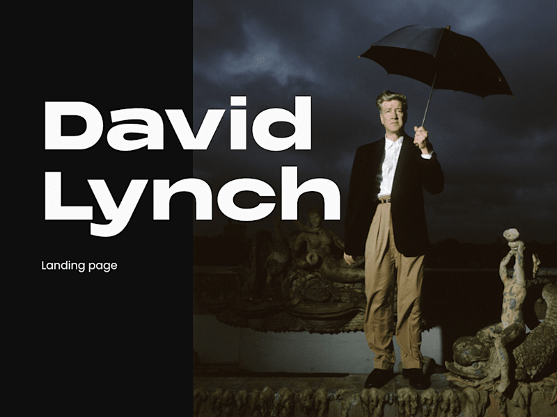 Cover image for David Lynch Landing page