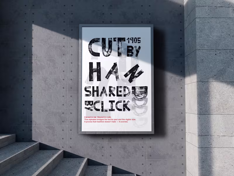 Cover image for Custom Typography and Poster