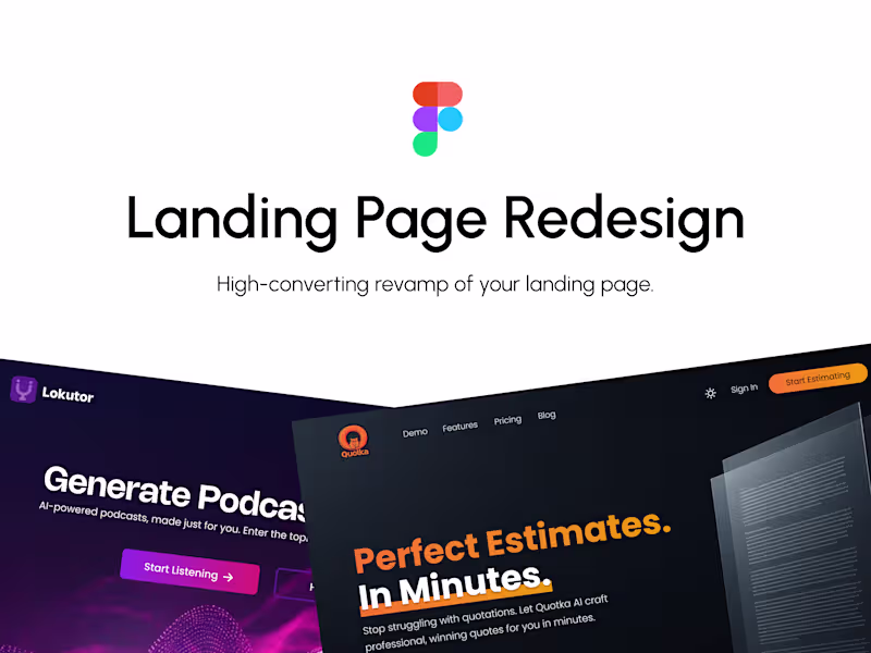 Cover image for Landing Page Redesign