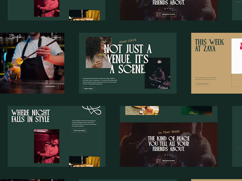 Cover image for Layout designs for an La-based bar and music venue