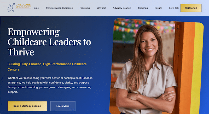 Cover image for Childcare CEO Academy - Business Coaching Platform
