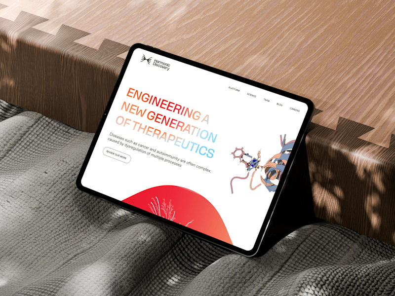 Cover image for Harmonic Discovery Website Redesign and Development
