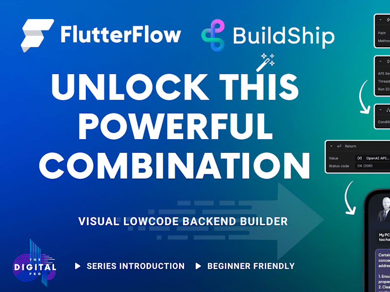 Cover image for FlutterFlow + BuildShip - A Powerful Combination