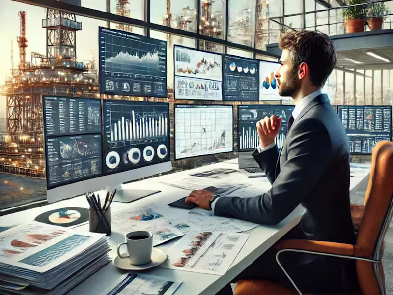 Cover image for  conduct research for a project within the oil and gas industry.