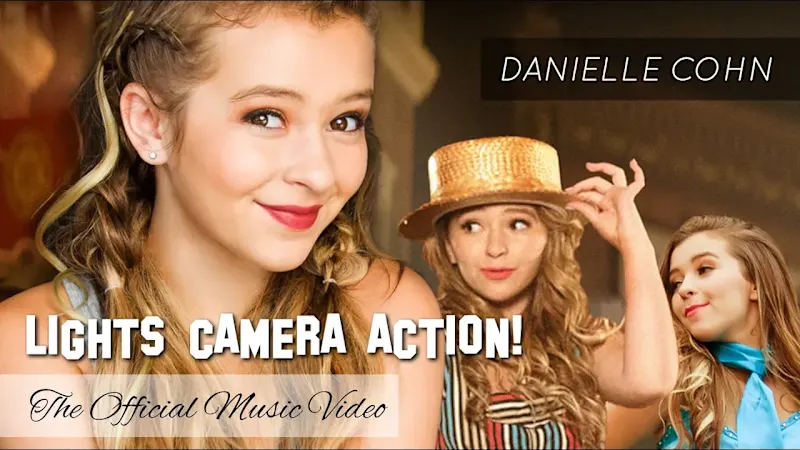 Cover image for "Lights, Camera, Action" Danielle Cohn Music Video