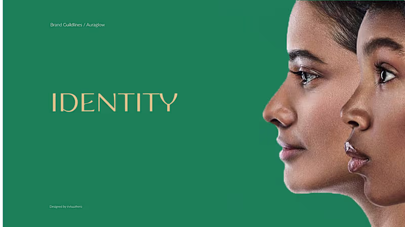 Cover image for AuraGlow Skincare Brand Identity Design on Behance