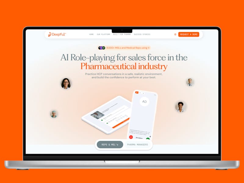 Cover image for Deepful - Generate sales proficiency at scale with AI