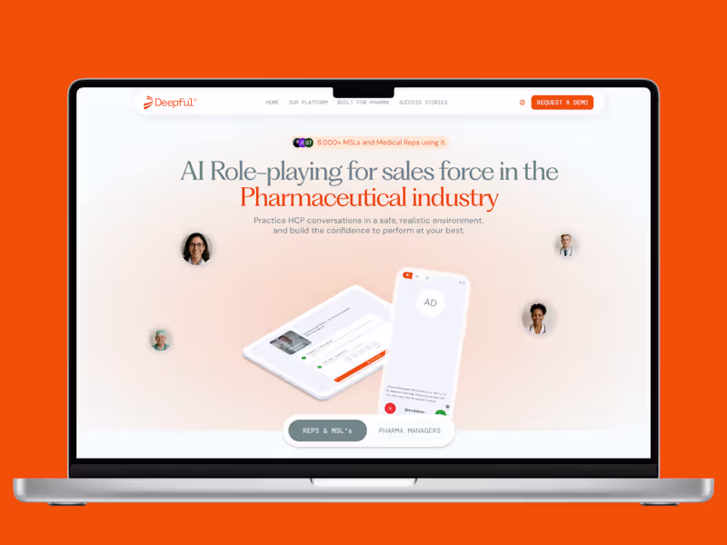 Cover image for Deepful - Generate sales proficiency at scale with AI