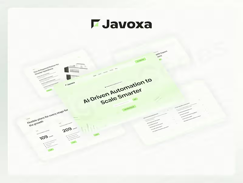 Cover image for Javoxa – Premium Business Automation Framer Template Design