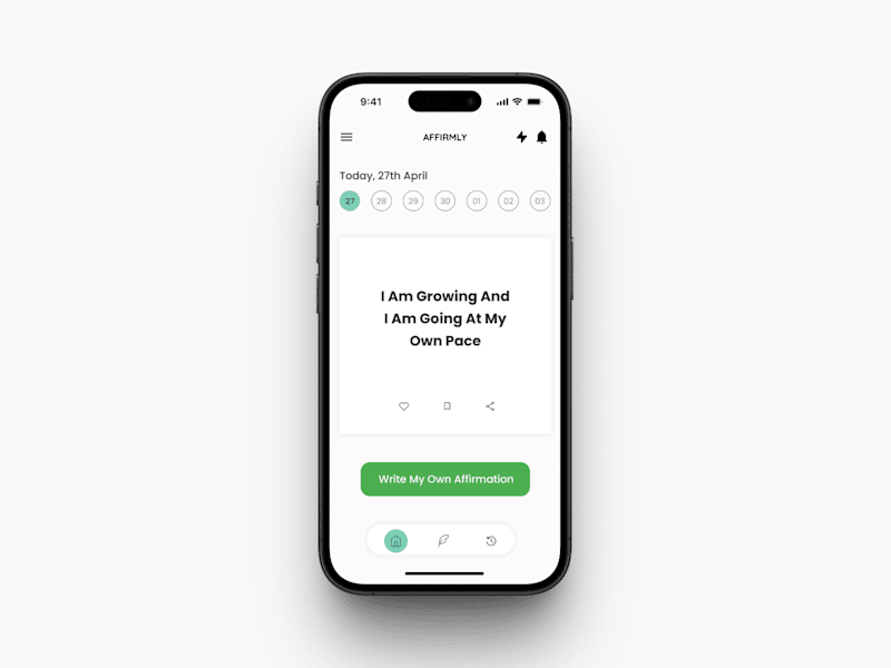 Cover image for AFFIRMLY Mobile App Homepage