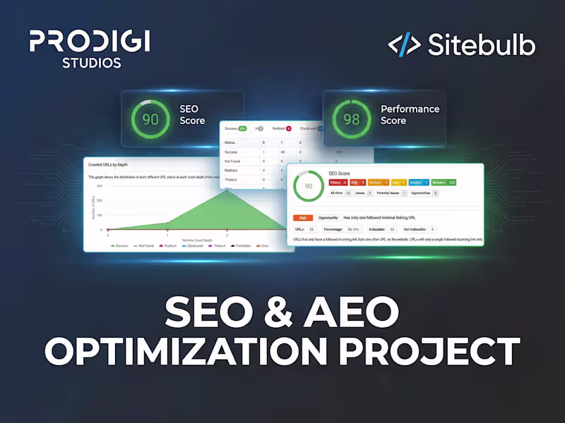 Cover image for SEO and AEO optimization Project