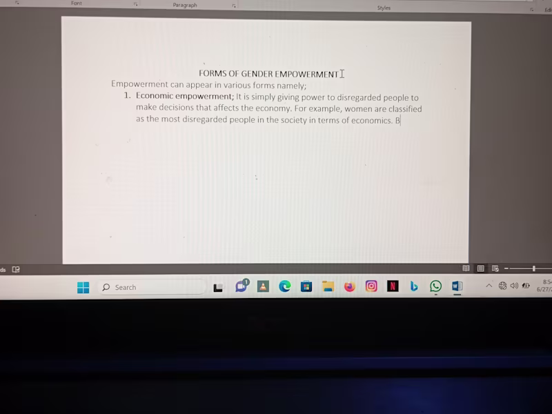 Cover image for Microsoft word typing and editing 