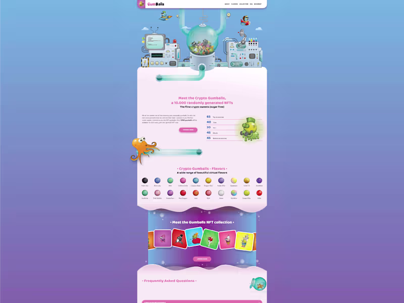 Cover image for Crypto Gumballs - 10.000 cool looking NFTs