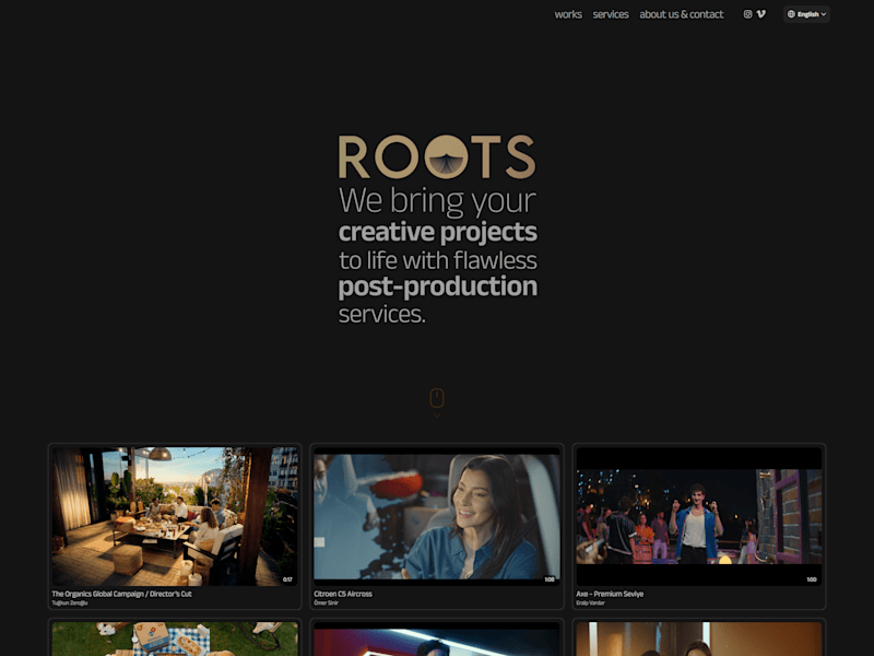 Cover image for rootsfx | Post Production Company