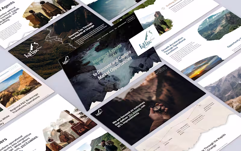 Cover image for Insurance Tech startup brand, logo and website design