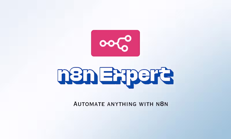 Cover image for n8n Workflow Automation Expert