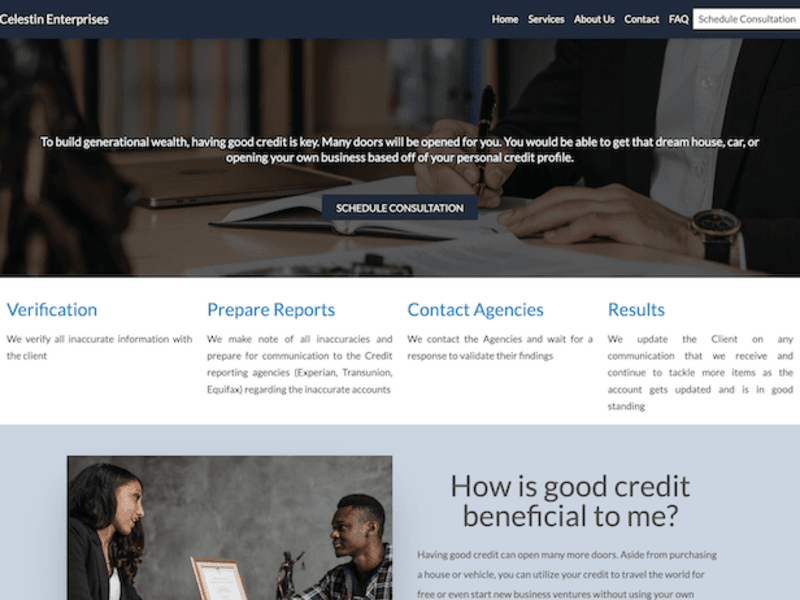 Cover image for Celestin Enterprises - At Celestin Enterprises, we want to see …