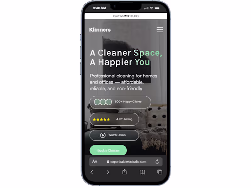 Cover image for Introducing Klinners — a modern cleaning service platform bu...