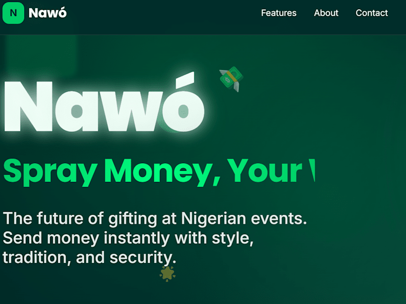 Cover image for Nawó - Spray Money, Your Way!