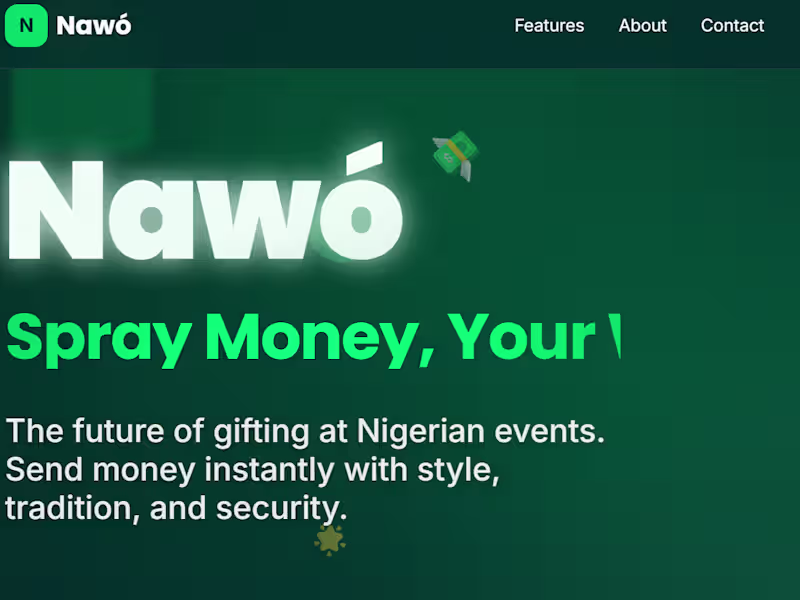 Cover image for Nawó - Spray Money, Your Way!