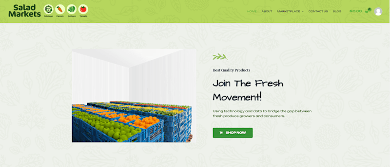 Cover image for Saladmarket